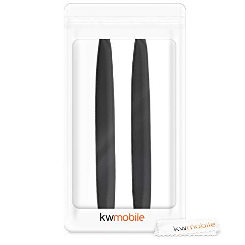 kwmobile Almohadilla para Diadema Compatible con Sennheiser HD25 / HD25 Plus - Banda de Cuero sintético - Negro