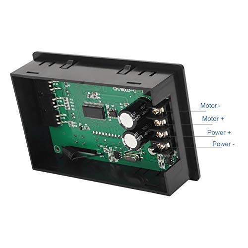 L-Yune,bolt 1 Juego de Control Remoto del Motor del Cepillo DC Controller 6.5V-55V 30A LCD Motor Cycle Run Stop Timer /