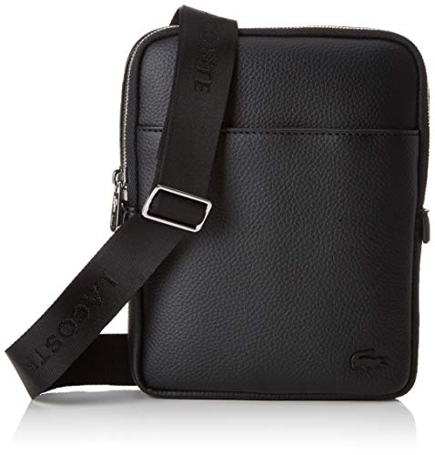 Lacoste - Nh2839gl, Shoppers y bolsos de hombro Hombre, Negro (Black), 3.5x20.5x16 cm (W x H L)