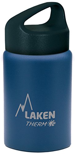 Laken Classic Botella Térmica Acero Inoxidable 18/8 y Doble Pared de Vacío, Unisex adulto, Azul, 350 ml