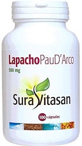 Lapacho Pau D´Arco 100 cápsulas de 500 mg de Sura Vitasan