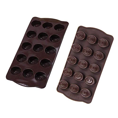 Lcjtaifu Molde para Hornear Molde de Pastel de Chocolate Antiadherente - Molde de Silicona de Chocolate con Forma de lingote de Oro Ovalado - Caramelo de gelatina Resistente a Altas temperaturas