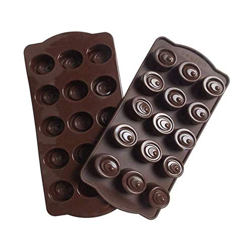 Lcjtaifu Molde para Hornear Molde de Pastel de Chocolate Antiadherente - Molde de Silicona de Chocolate con Forma de lingote de Oro Ovalado - Caramelo de gelatina Resistente a Altas temperaturas