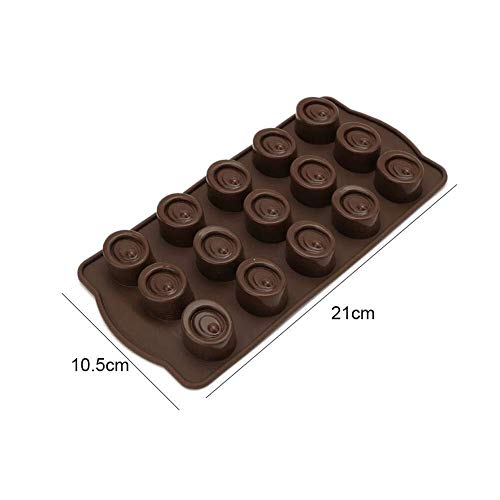 Lcjtaifu Molde para Hornear Molde de Pastel de Chocolate Antiadherente - Molde de Silicona de Chocolate con Forma de lingote de Oro Ovalado - Caramelo de gelatina Resistente a Altas temperaturas