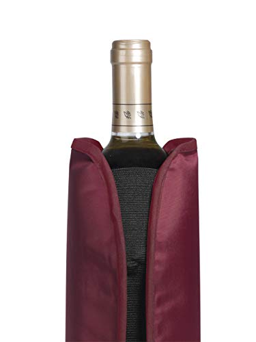 LE CREUSET WA126 Funda enfriadora para Botellas de Vino o Cava, Tejido Impermeable, Burdeos