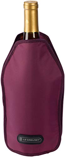 LE CREUSET WA126 Funda enfriadora para Botellas de Vino o Cava, Tejido Impermeable, Burdeos