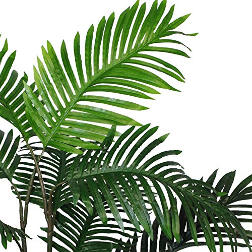 Leaf - Palmera, Tipo Areca, Artificial, de 90 cm, Planta de tamaño Grande, Color Verde