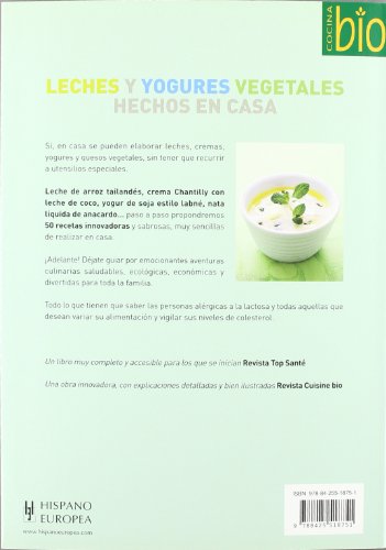 Leches y yogures vegetales hechos en casa (Cocina bio)