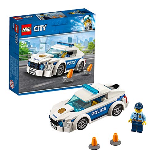 LEGO City - Police Coche Patrulla de La Policía, Juguete Divertido de Construcción para Niños y Niñas de Aventuras de Vehículo Policial (60239)