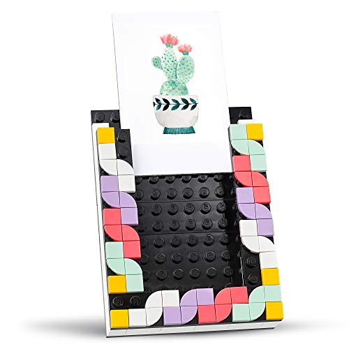 LEGO DOTS Home Decor Marcos de Fotos DIY Creativos Set de Cuentas, Decoración de Habitaciones, Arte y Manualidades para Niños, color surtido (Lego ES 41914)