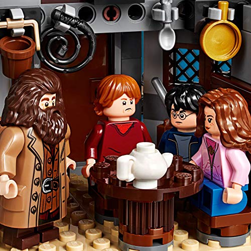 LEGO Harry Potter - Cabaña de Hagrid Rescate de Buckbeak, Juguete de Construcción con Hipogrifo, Incluye Minifiguras de Harry, Ron y Hermione (75947)