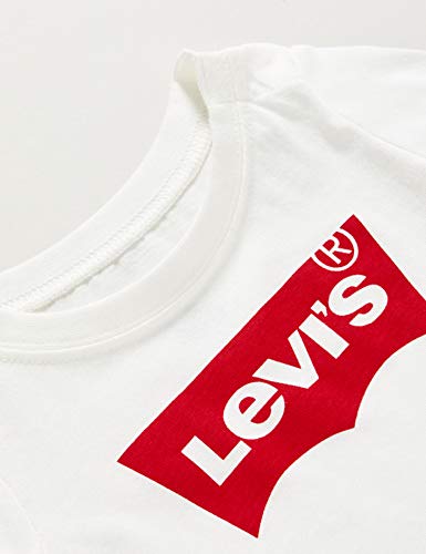 Levi's Kids Lvg L/S Batwing Tee Camiseta Bebé-Niñas White 12 meses