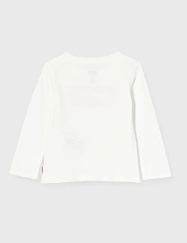 Levi's Kids Lvg L/S Batwing Tee Camiseta Bebé-Niñas White 12 meses