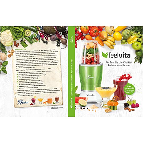 Libro de recetas Genius Feelvita Nutri Mixer | visto en TV | NUEVO