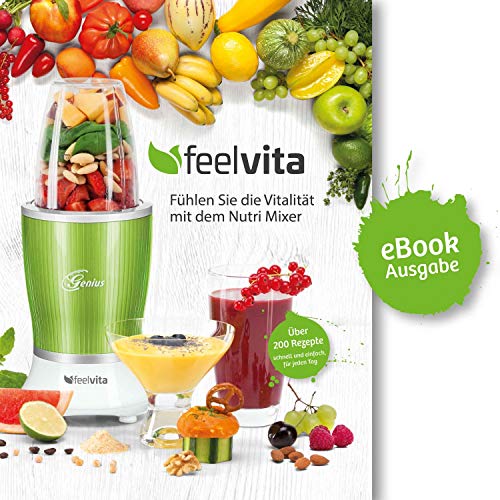 Libro de recetas Genius Feelvita Nutri Mixer | visto en TV | NUEVO