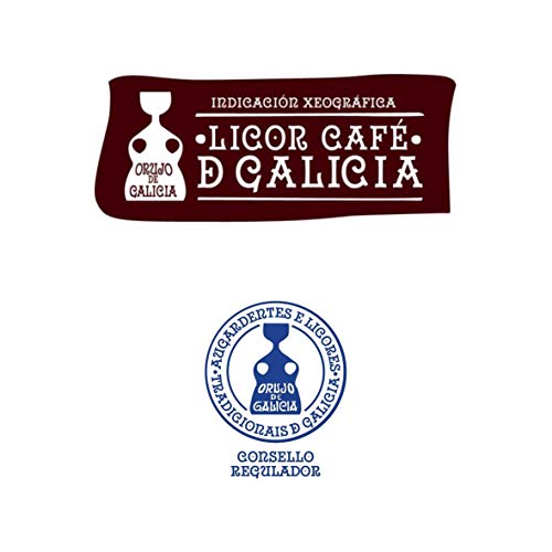 Licor Café de Orujo Gallego con Denominación de Origen. Aguardiente de Galicia ABADÍA DA ULLA 70cl