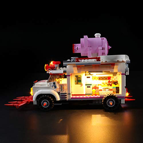 LIGHTAILING Conjunto de Luces (Monkie Kid Pigsy's Food Truck) Modelo de Construcción de Bloques - Kit de luz LED Compatible con Lego 80009 (NO Incluido en el Modelo)