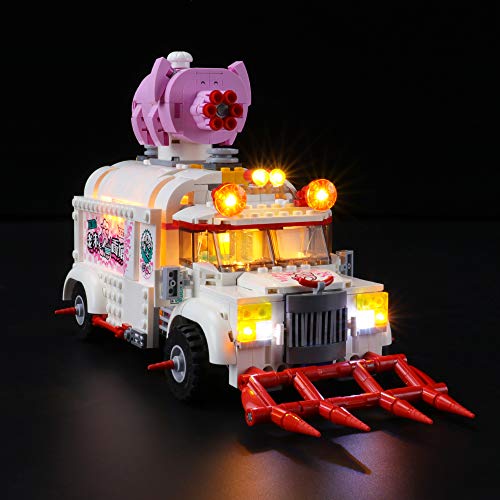 LIGHTAILING Conjunto de Luces (Monkie Kid Pigsy's Food Truck) Modelo de Construcción de Bloques - Kit de luz LED Compatible con Lego 80009 (NO Incluido en el Modelo)