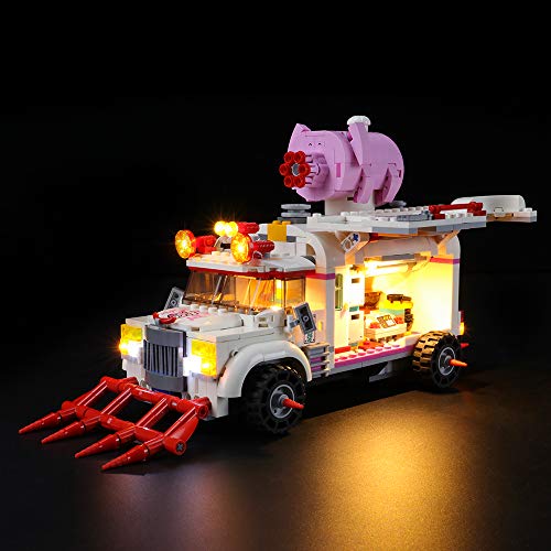 LIGHTAILING Conjunto de Luces (Monkie Kid Pigsy's Food Truck) Modelo de Construcción de Bloques - Kit de luz LED Compatible con Lego 80009 (NO Incluido en el Modelo)