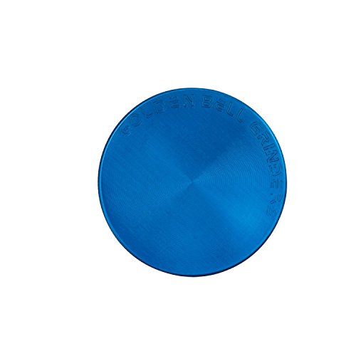 LIHAO 2" Grinder 4 Piezas Grinder Metálico con Rascador Polen para Hierbas y Especias (5cm, Azul)