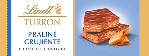 Lindt, Turrón de Praliné de Avellana, Pack of 4 (4x120g)