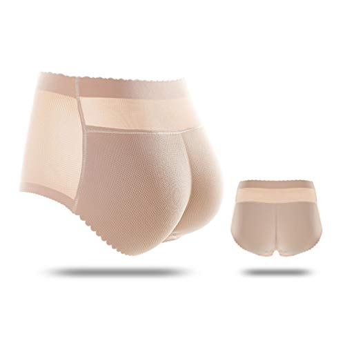 Linnuo Calzones Sin Costuras Hip Up Enhancer Bragas Push Up con Relleno Extremo para Mujer