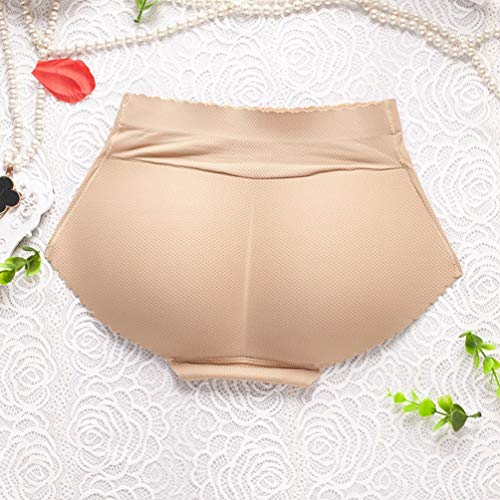 Linnuo Calzones Sin Costuras Hip Up Enhancer Bragas Push Up con Relleno Extremo para Mujer