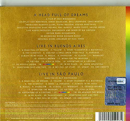 Live In Buenos Aires, Live in Sao Paulo, A Head Full of Dreams (2CD, 2DVDs)