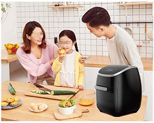 LKNJLL Aire Fryer, crujiente, Cook, asador, Deshidratar;7-en-1 Cooking Características;Deluxe Accesorios Aire freír;11.5 Qt, Negro