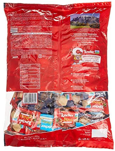 Loacker Minis Crujiente Obleas 800 g (mezcla de sabores)