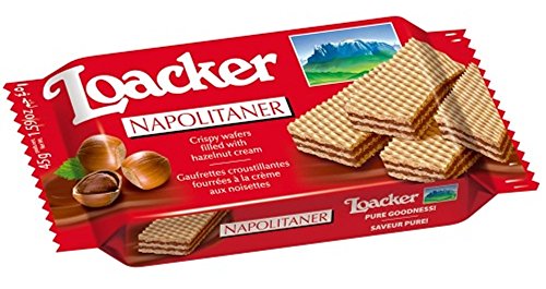 Loacker Napolitaner Wafers 45 g (Pack of 25)