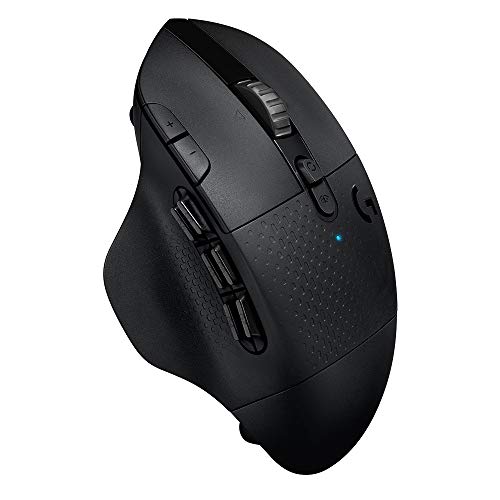 Logitech G604 Lightspeed Ratón Gaming Inalámbrico, Sensor Hero 16K, Batería 140h, Compatible con PC/Mac, Negro