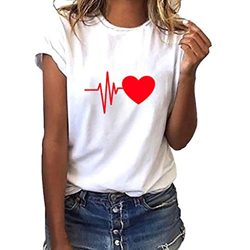 Luckycat Camisetas Para Mujer Patrón Impreso Crop Top Chica Joven Casual De Moda Media Cintura Top Corto Blusas De Señora T-Shirt