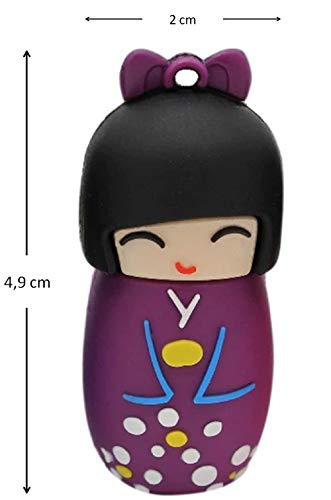 LYNNEO Memorias USB 16/32/64 GB (32GB, Muñeca Violeta)