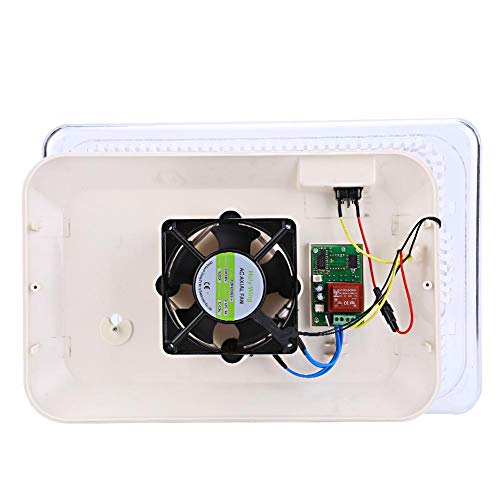 lyrlody Incubadora de 24 Huevos Nacedora Automatica Pollitos Digital con Control de Temperatura y Alarma y Pantalla de Datos LED, Voltea el Huevo Automático