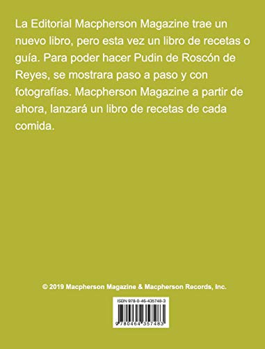 Macpherson Magazine Chef's - Receta Pudin de Roscón de Reyes