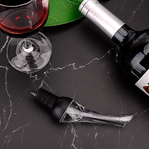 Mafiti Decantador Aireador de Vino Profesional. Elegante y práctico para amantes del Vino. Vertedor de vinos ideal para fiestas y eventos.