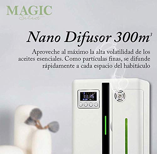 MAGIC SELECT Difusor eléctrico de aceites esenciales Ambientador profesional Marketing olfativo Aromaterapia Difusor de fragancias eléctrico Aromaterapia Ambientador hogar Ambientador tienda