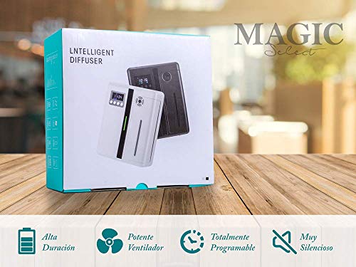 MAGIC SELECT Difusor eléctrico de aceites esenciales Ambientador profesional Marketing olfativo Aromaterapia Difusor de fragancias eléctrico Aromaterapia Ambientador hogar Ambientador tienda