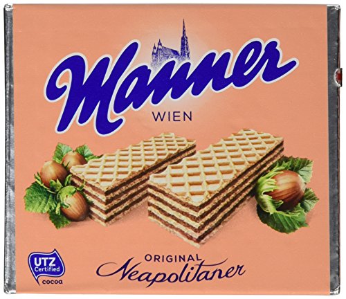 Manner Original Neapolitaner Wafers 75 g (Pack of 12)