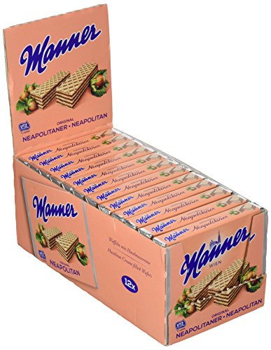 Manner Original Neapolitaner Wafers 75 g (Pack of 12)