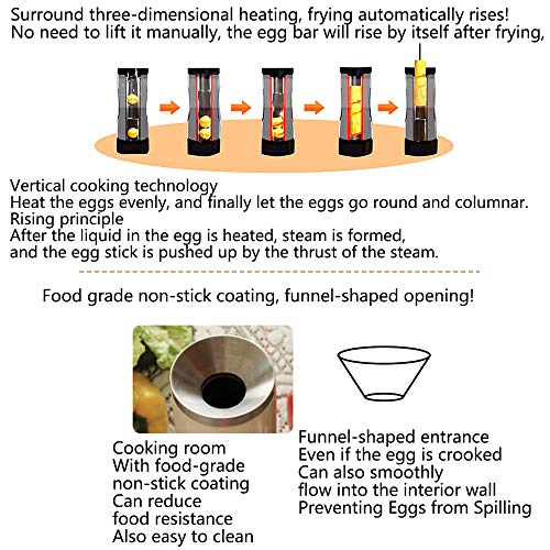 Máquina automática de huevos con molde para preparar huevos en los huevos, color beige