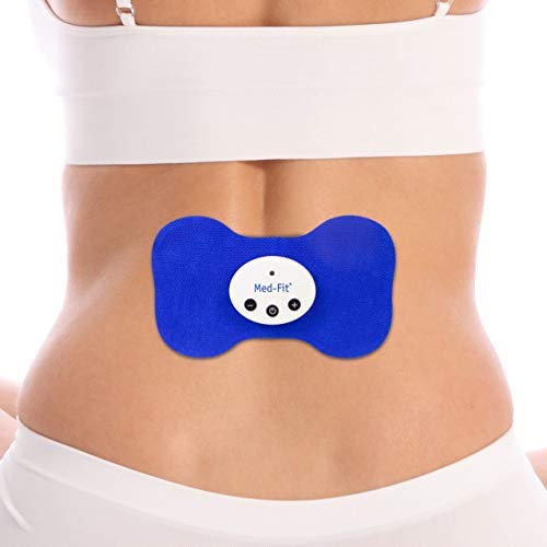 Med-Fit Mini TENS estimulador muscular. Recargable y inalámbrico -Trata el dolor de la espalda, ciática, cuello, rodilla, artritis y dolor muscular, ideal para los músculos doloridos y estresados