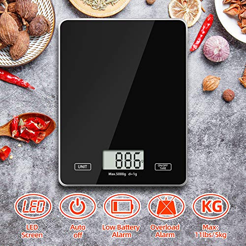 Meromore Báscula Digital de Cocina 5kg/11 lbs