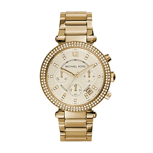 Michael Kors Reloj Cronógrafo para Mujer de Cuarzo con Correa en Acero Inoxidable MK5354