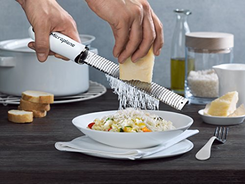 Microplane zester/rallador de la serie Premium en color blanco