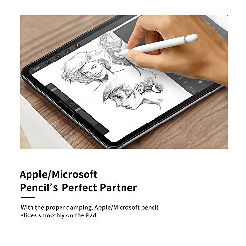Mikonca Protector de Pantalla como Papel Compatible con iPad Pro 10.5" Película de Pantalla, Anti-Deslumbrante, Anti-Huellas, Anti-Deslizante, Anti-arañazos, para Dibujar y Escribir