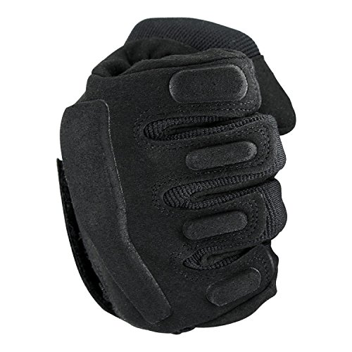 Mimicool Guantes al Aire Libre de los Hombres llenos del Dedo Guantes tácticos Militares patín de Desgaste contra Guantes Resistentes Ciclo de la Bicicleta de la Motocicleta (Black, XL)