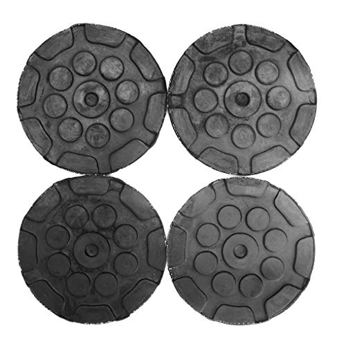 Mingtongli 4pcs Universal Redonda de 120 mm de elevación del Brazo de Goma Almohadillas de Auto Robo de Coche de ciones montacargas Pads