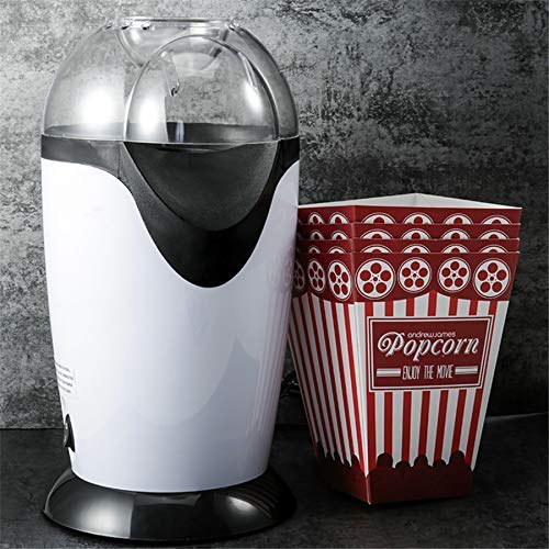 Mnjin Máquina de Palomitas de maíz casera Sana y sin Grasa, Mini máquina de Palomitas de maíz, ¡Disfruta del Aroma de Las Palomitas de maíz en The Newly Popped Cinema en el cómodo sofá!